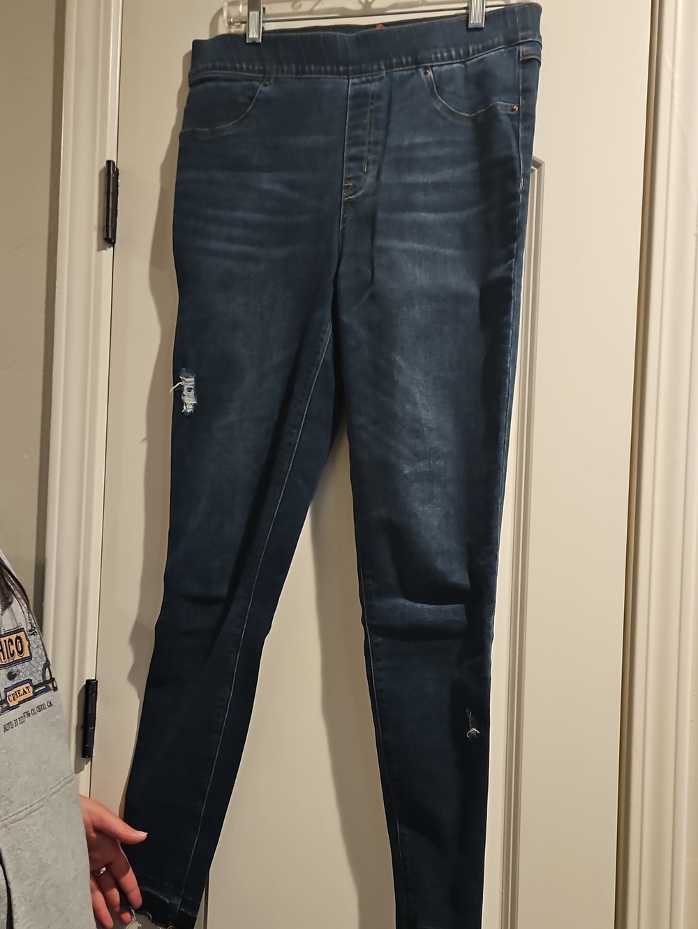 SPANX Dark Blue Skinny Stretch Jeans